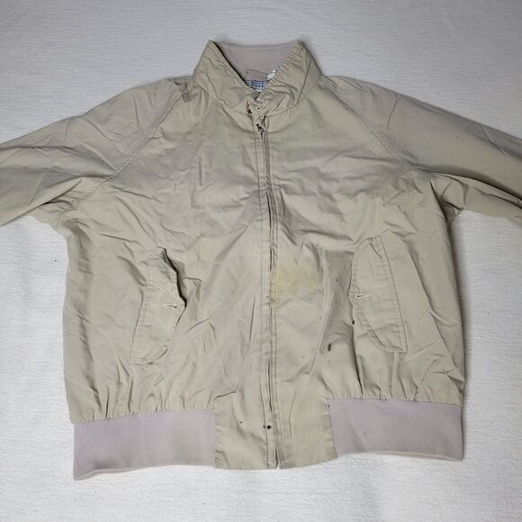 Vtg Woolrich Jacket Southwest Size Large Wool-Lined 100% Cotton Barn Coat Preppy - Picture 6 of 16